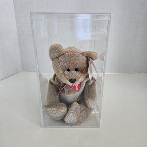 TY Beanie Baby in Display Case - 1999 Signature Bear